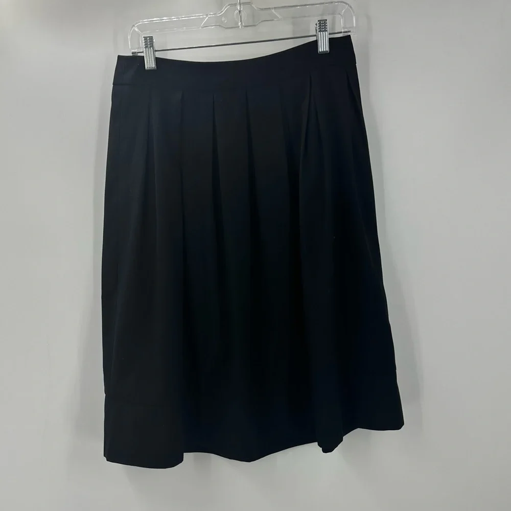 Mossaic Mid Length Calf Length Pleated Skirt Womens 8